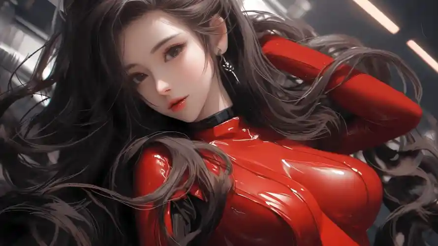 4k皮衣壁纸 - 个性穿搭 - 时尚魅力 - 红色紧身「哲风壁纸」 4k皮衣壁纸 - 个性穿搭 - 时尚魅力 - 红色紧身「哲风壁纸」