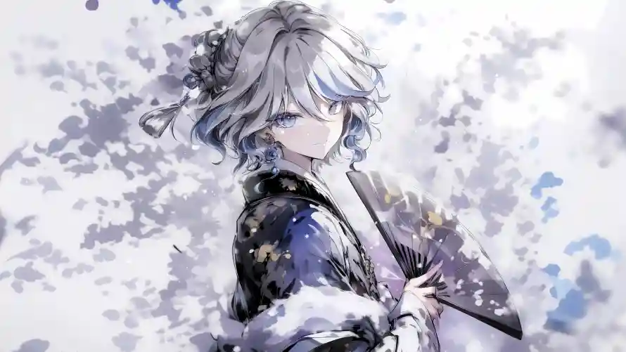 4k原神壁纸 - 芙宁娜 - 动漫角色 - 和服少女「哲风壁纸」