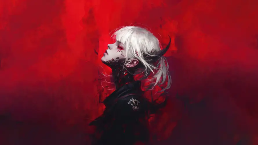 4k少女壁纸 - 纹身 - 个性纹身 - 恶魔少女「哲风壁纸」