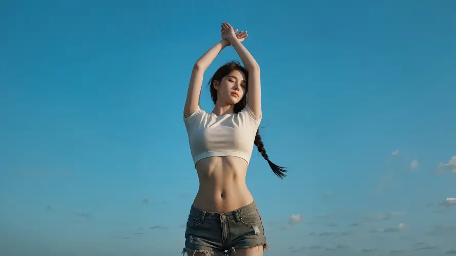 4k晴空壁纸 - 美女 - 轻舞 - 夏日风情「哲风壁纸」 4k晴空壁纸 - 美女 - 轻舞 - 夏日风情「哲风壁纸」