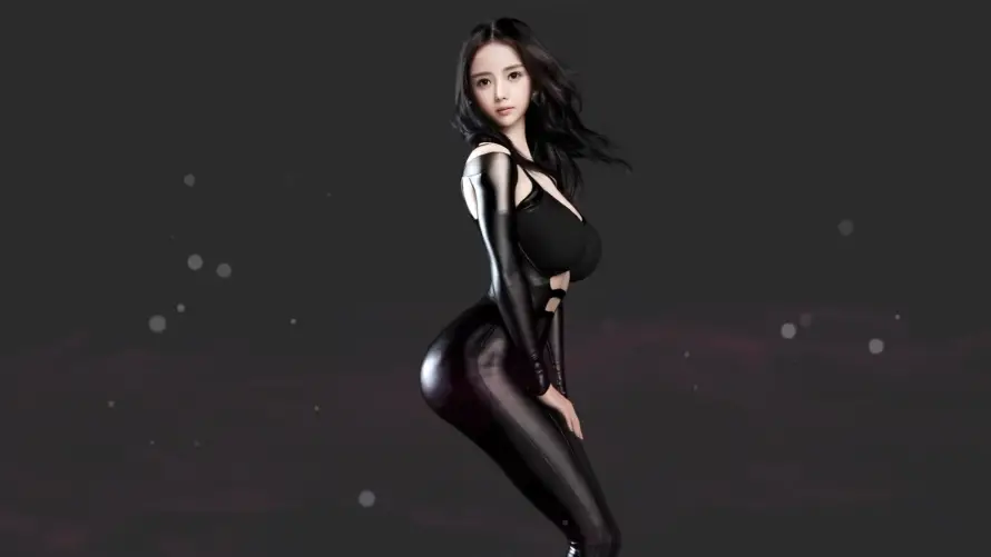 4k性感壁纸 - 美女 - 紧身衣 - 个性写真「哲风壁纸」