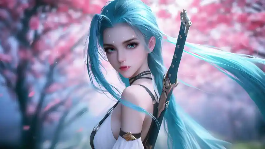 4k美女壁纸 - 剑 - 剑士美女 - 持剑美女「哲风壁纸」 4k美女壁纸 - 剑 - 剑士美女 - 持剑美女「哲风壁纸」