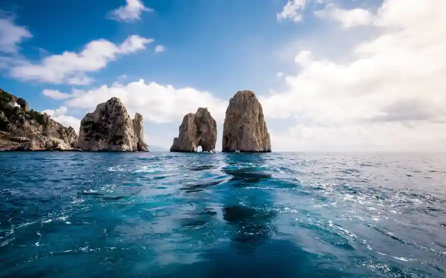 4k悬崖壁纸 - 暗礁 - 海洋 - 海面「哲风壁纸」