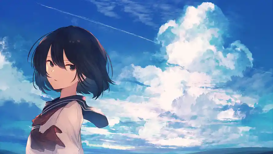 4kjk壁纸 - 少女 - jk少女 - 动漫插画「哲风壁纸」