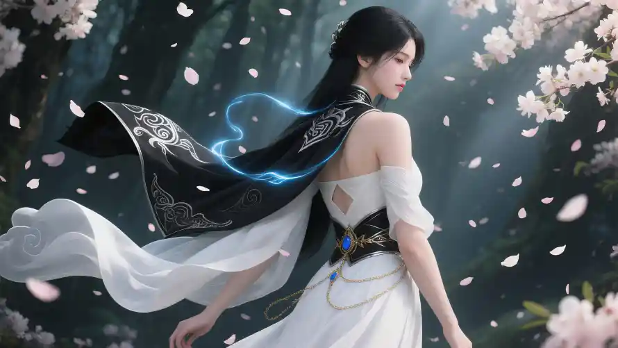 4k披风壁纸 - 落花 - 古风披风 - 国风意境「哲风壁纸」 4k披风壁纸 - 落花 - 古风披风 - 国风意境「哲风壁纸」