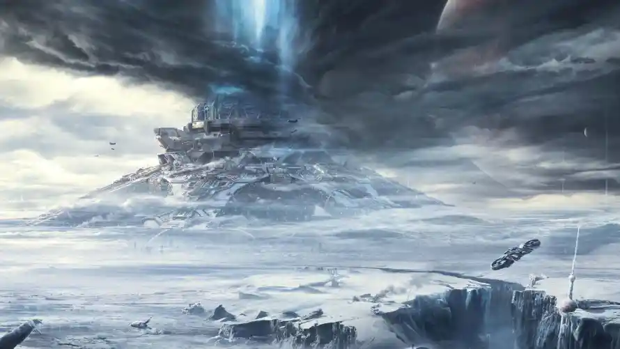 4k艺术壁纸 - 风景 - 云海奇观 - 天空建筑「哲风壁纸」