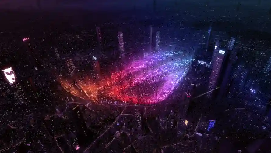 4k城市壁纸 - 艺术 - 光影设计 - 城市夜景「哲风壁纸」