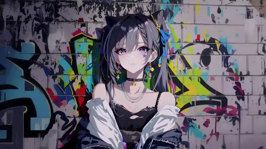 4k刻晴壁纸 - 涂鸦 - 个性涂鸦 - 动漫少女「哲风壁纸」