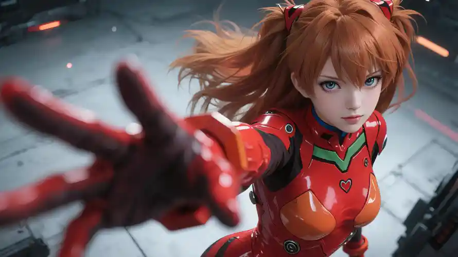 4k战士壁纸 - eva - 明日香 - 美少女「哲风壁纸」