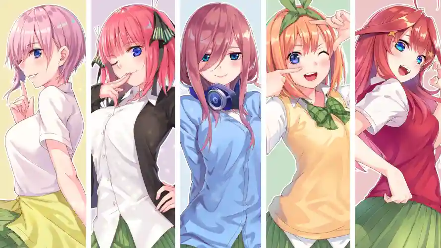 4k五等分壁纸 - 中野一花 - 中野三玖 - 中野二乃「哲风壁纸」