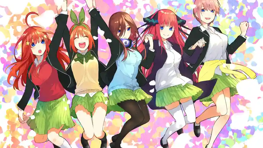 4k五姐妹壁纸 - 五等分 - 中野二乃 - 动漫插画「哲风壁纸」