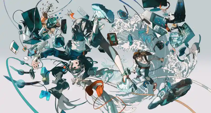 4k创意壁纸 - 二次元 - 创意设计 - 未来科技「哲风壁纸」