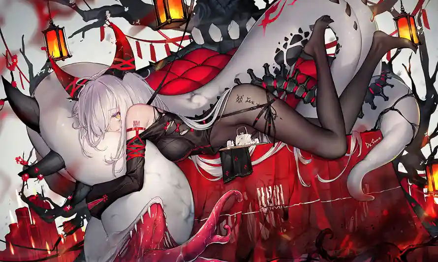 4k女孩壁纸 - 二次元 - 传统日式 - 少女插画「哲风壁纸」