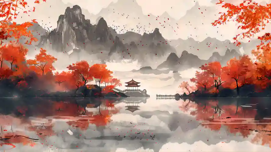 4k壁纸壁纸 - 水墨 - 超清 - 风景「哲风壁纸」