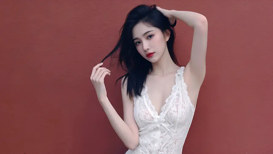 4k优雅壁纸 - 写真 - 时尚 - 红墙「哲风壁纸」