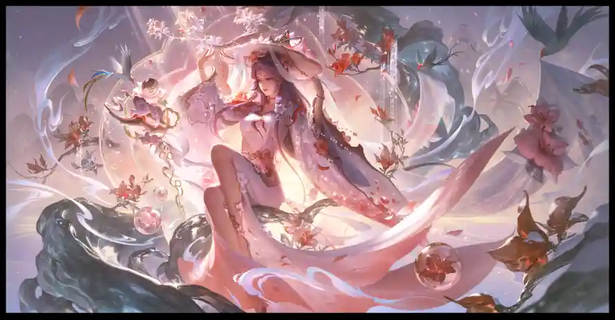 4k王昭君壁纸 - 古风角色 - 幻纱灵韵 - 游戏美学「哲风壁纸」