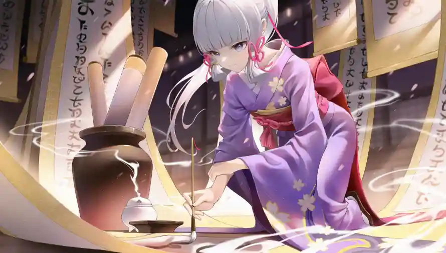 4k原神壁纸 - 国风 - 稻妻 - 二次元「哲风壁纸」