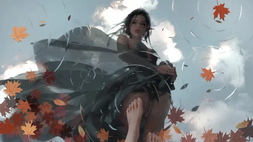 4k鬼刀壁纸 - 海琴烟 - CG插图 - cg美女「哲风壁纸」