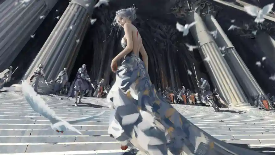 4k鬼刀壁纸 - 海琴烟 - CG插画 - WLOP「哲风壁纸」