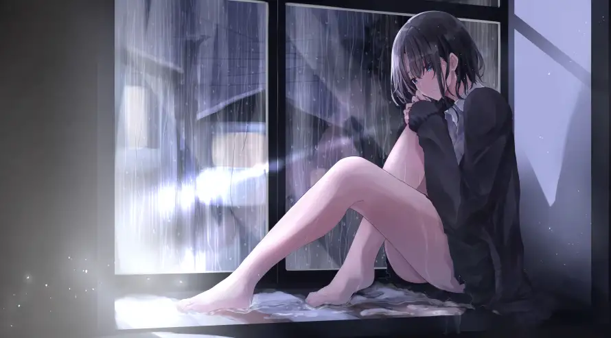 4k女孩壁纸 - 二次元 - 忧郁风格 - 独处时光「哲风壁纸」 4k女孩壁纸 - 二次元 - 忧郁风格 - 独处时光「哲风壁纸」
