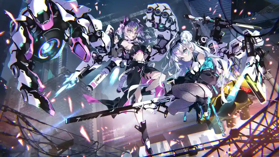 4k女孩壁纸 - 二次元 - 少女战士 - 未来科技「哲风壁纸」