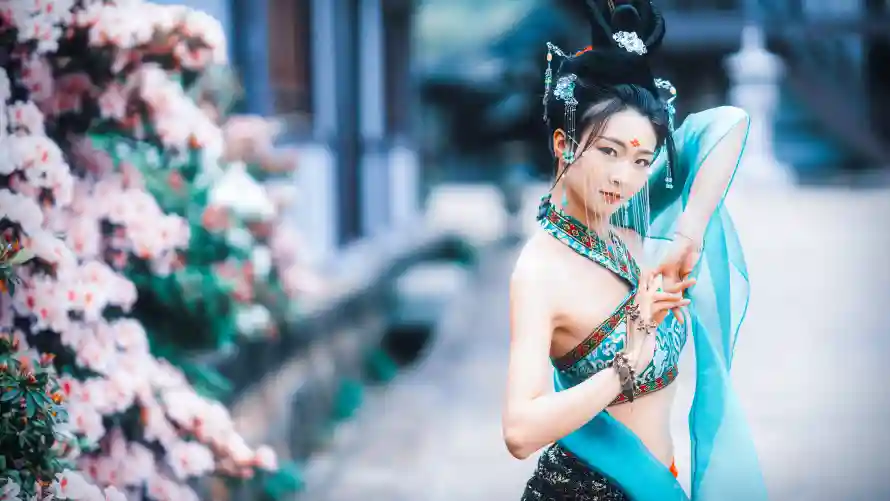 4k古风壁纸 - 汉服 - 东方美学 - 传统妆容「哲风壁纸」