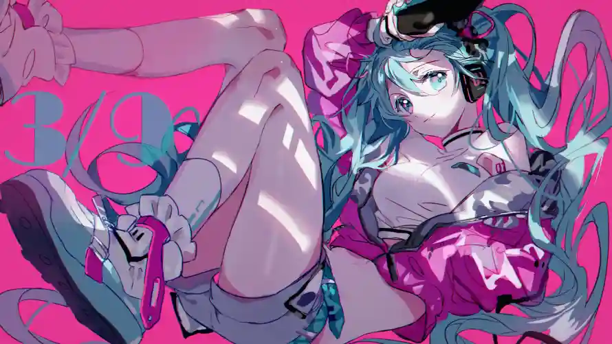 4k39壁纸 - 二次元 - 赛博风 - 初音未来「哲风壁纸」
