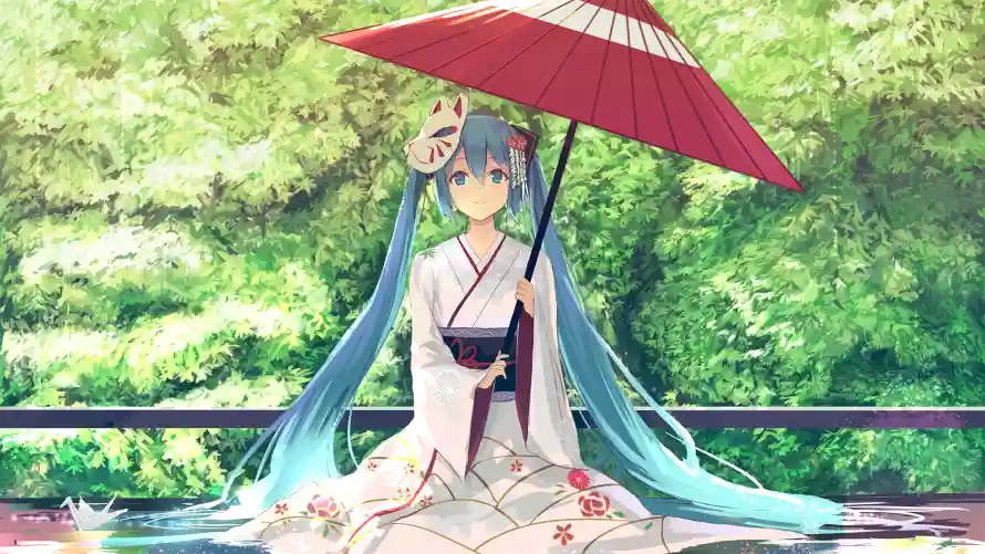 2k和服壁纸-初音未来壁纸和日系-动漫插画壁纸分享「哲风壁纸」