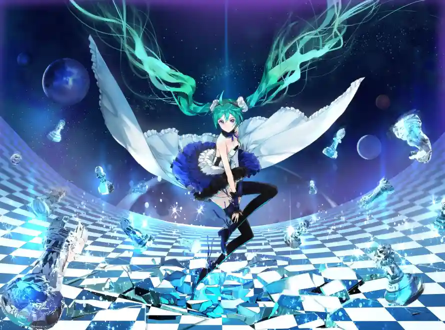 4k奇幻壁纸 - 棋盘 - 二次元 - 初音未来「哲风壁纸」 4k奇幻壁纸 - 棋盘 - 二次元 - 初音未来「哲风壁纸」