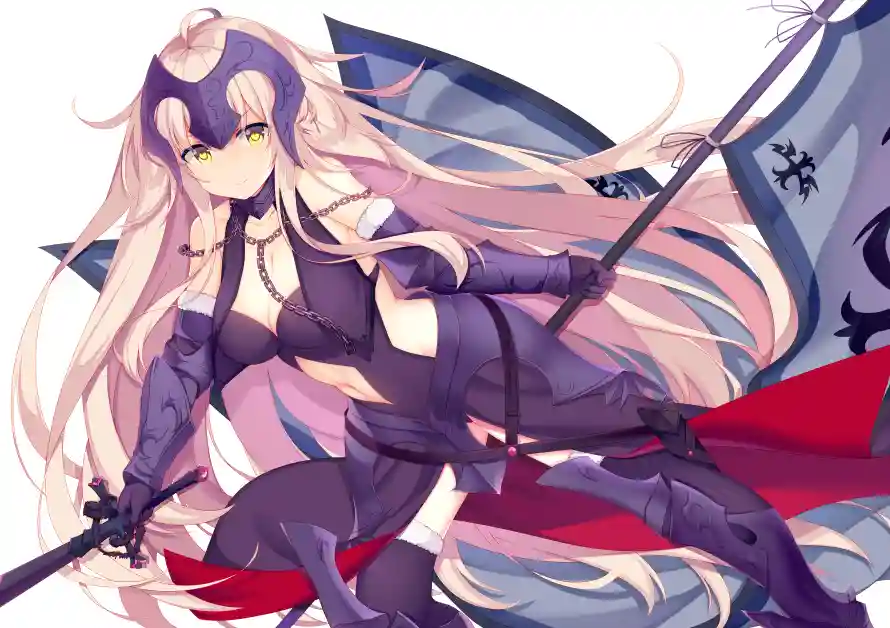 8k旗帜壁纸-美少女 - 战旗美少女-奇幻风格少女「哲风壁纸」