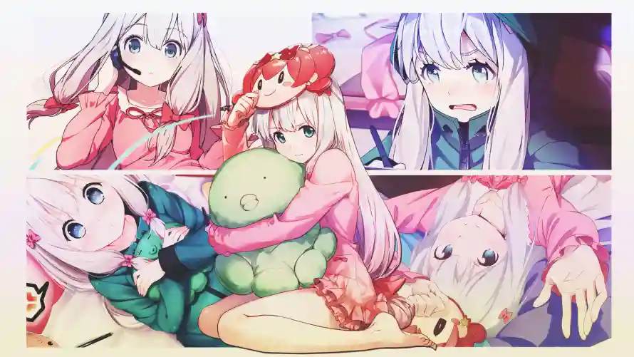 4k和泉纱雾壁纸 - 纱雾合集 - 萌系插画 - 银发少女「哲风壁纸」