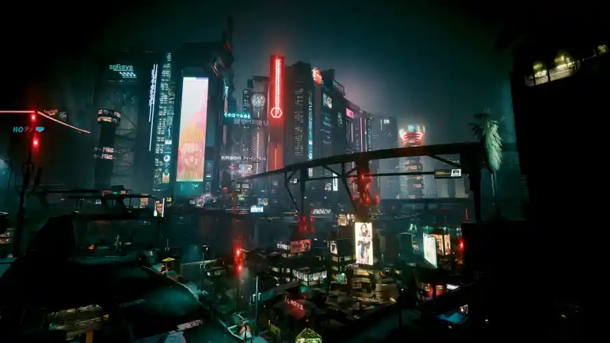 4k夜景壁纸 - 科幻 - 街景 - 2077「哲风壁纸」