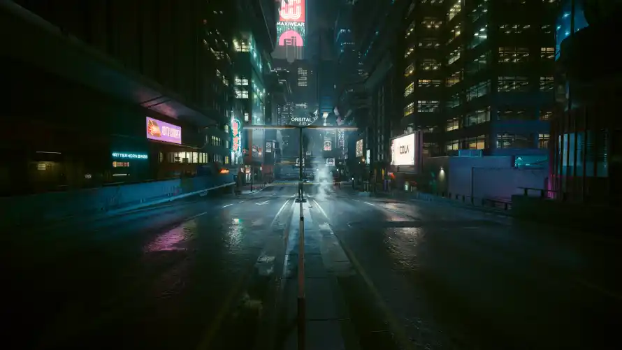 4k科幻壁纸 - 街拍 - 2077 - 未来街景「哲风壁纸」