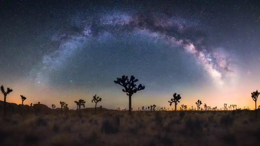 4k夜景壁纸 - 夜空 - 星空 - 暮色「哲风壁纸」