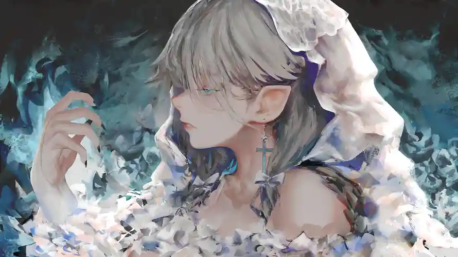 4k女孩壁纸 - 二次元 - 少女插画 - 花海背景「哲风壁纸」 4k女孩壁纸 - 二次元 - 少女插画 - 花海背景「哲风壁纸」