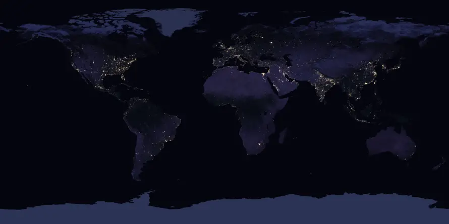 8k艺术壁纸-世界地图与创意背景-夜景地图「哲风壁纸」