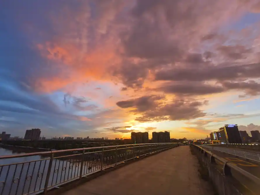 4k天空壁纸 - 晚霞 - 桥梁 - 城市晚霞「哲风壁纸」 4k天空壁纸 - 晚霞 - 桥梁 - 城市晚霞「哲风壁纸」