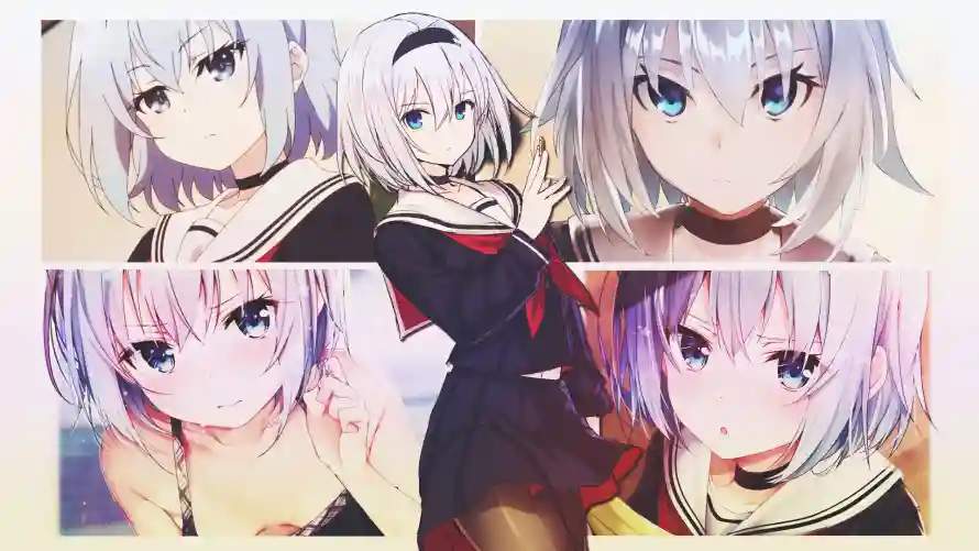 4k校服壁纸 - 银发 - 动漫角色 - 少女壁纸「哲风壁纸」