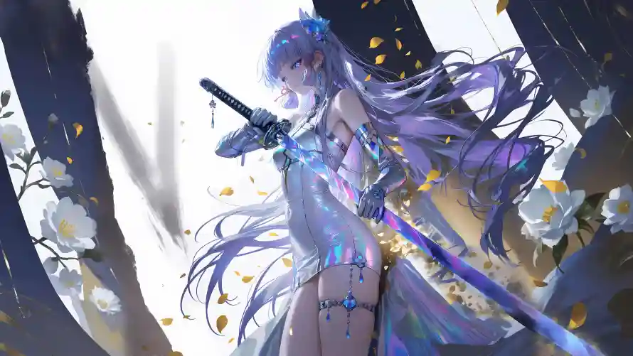 4k原神壁纸 - 稻妻 - 水墨风 - 刀剑少女「哲风壁纸」