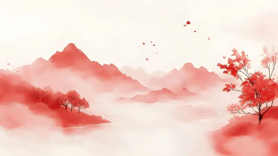 4k云雾山水壁纸 - 国风山水 - 国风背景 - 山水壁纸「哲风壁纸」