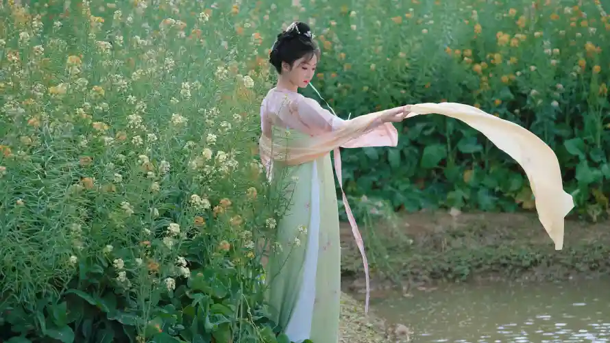 4k古装壁纸 - 美女 - 传统服饰 - 古典美人「哲风壁纸」