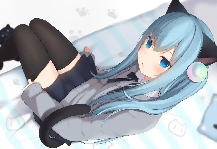 4k二次元壁纸 - 猫耳娘 - 动漫角色 - 画师oc「哲风壁纸」