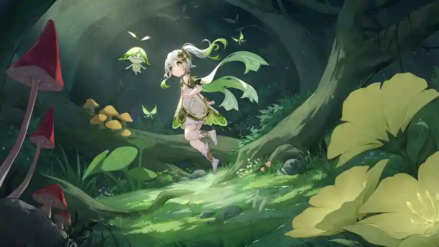 4k原神壁纸 - 同人 - 绿植 - 草神「哲风壁纸」