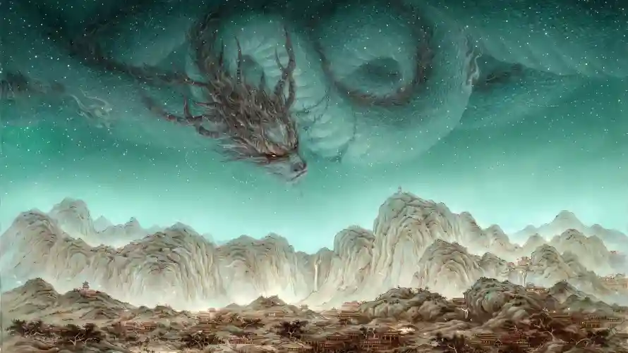 4k传统神话壁纸 - 国风手绘 - 国风插画 - 山水背景「哲风壁纸」 4k传统神话壁纸 - 国风手绘 - 国风插画 - 山水背景「哲风壁纸」