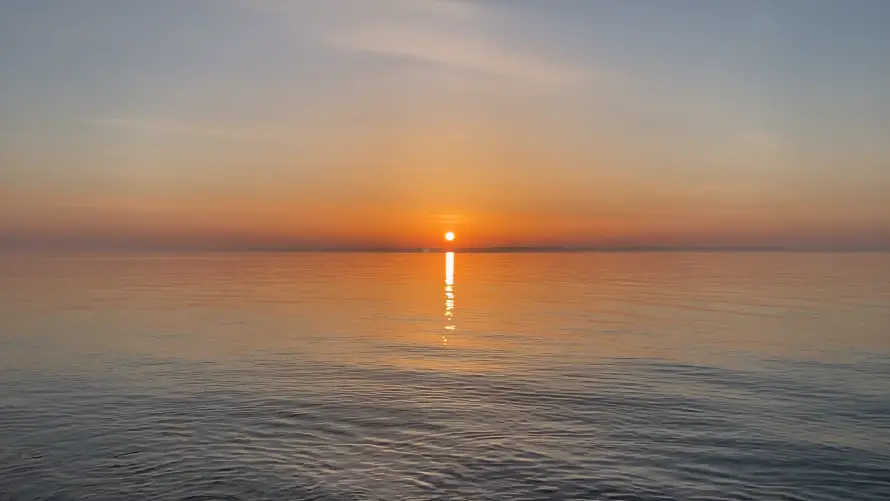 4k夕阳壁纸 - 海景 - 海面 - 黄昏「哲风壁纸」