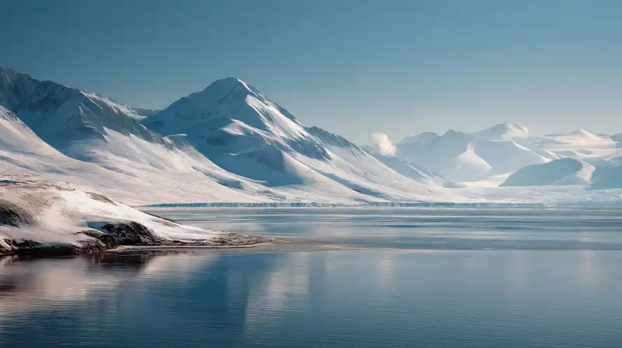 4k湖泊壁纸 - 自然 - 雪山 - 风景「哲风壁纸」
