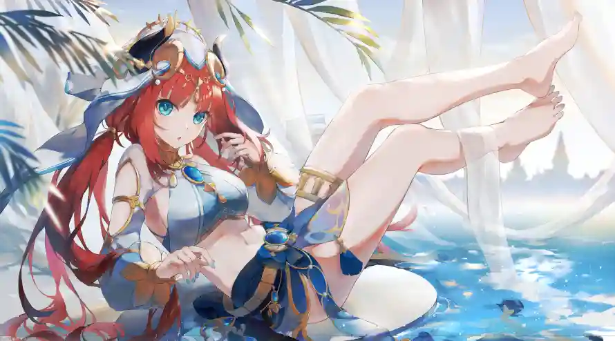 4k原神壁纸 - 二次元 - 夏日泳装 - 海滨场景「哲风壁纸」
