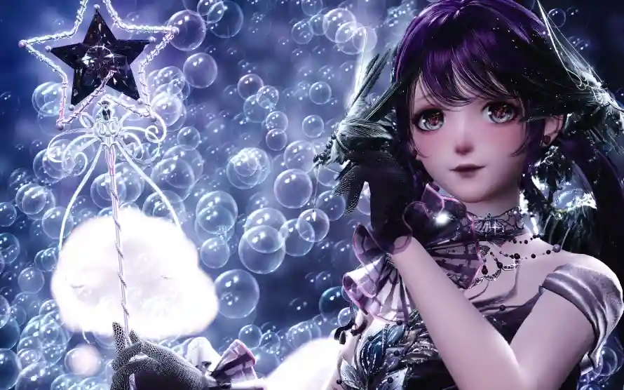 4k暖暖壁纸 - 魔女 - 少女壁纸 - 无限暖暖「哲风壁纸」