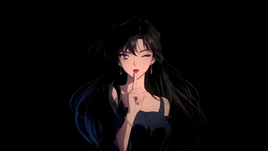 4k毛利兰壁纸 - 嘘 - 动漫插画 - 女性角色「哲风壁纸」