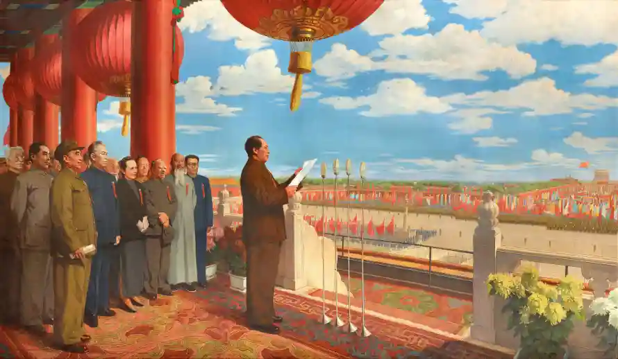 4k天安门壁纸 - 毛主席 - 历史时刻 - 庆典画面「哲风壁纸」
